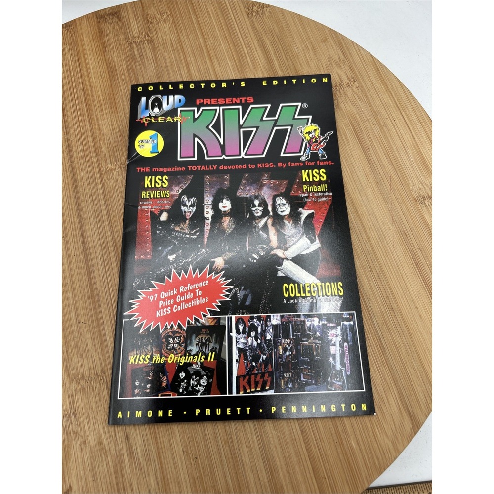 KISS Fanzine Magazine Loud‎ And Clear #1 Summer Reunion Tour 1997 Vintage Kiss